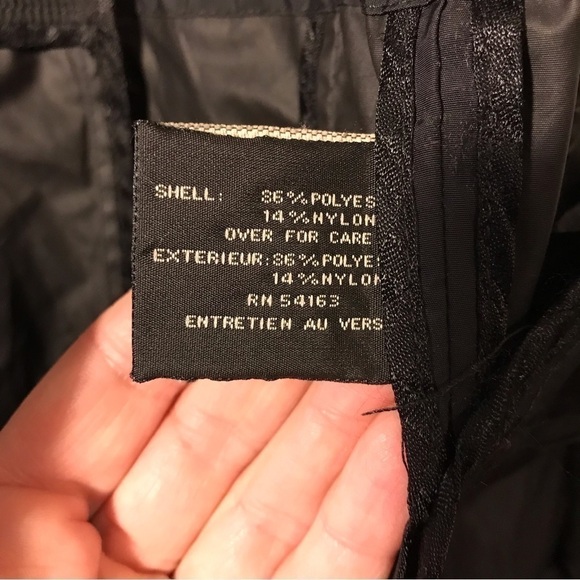 𝅺COLE Haan 3/4 length nylon jacket/ coat.  Women’s small.  Black. - Picture 5 of 6